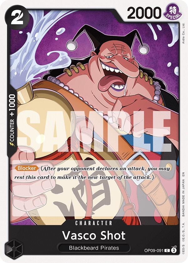 Image of Vasco Shot (Reprint) [Starter Deck: Black Marshall.D.Teach]