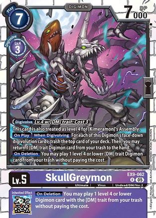 Image of SkullGreymon [EX9-062] [Versus Monsters]