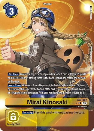 Image of Mirai Kinosaki [EX9-067] (Alternate Art) [Versus Monsters]