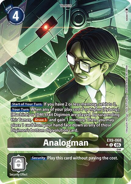Image of Analogman [EX9-068] (Alternate Art) [Versus Monsters]