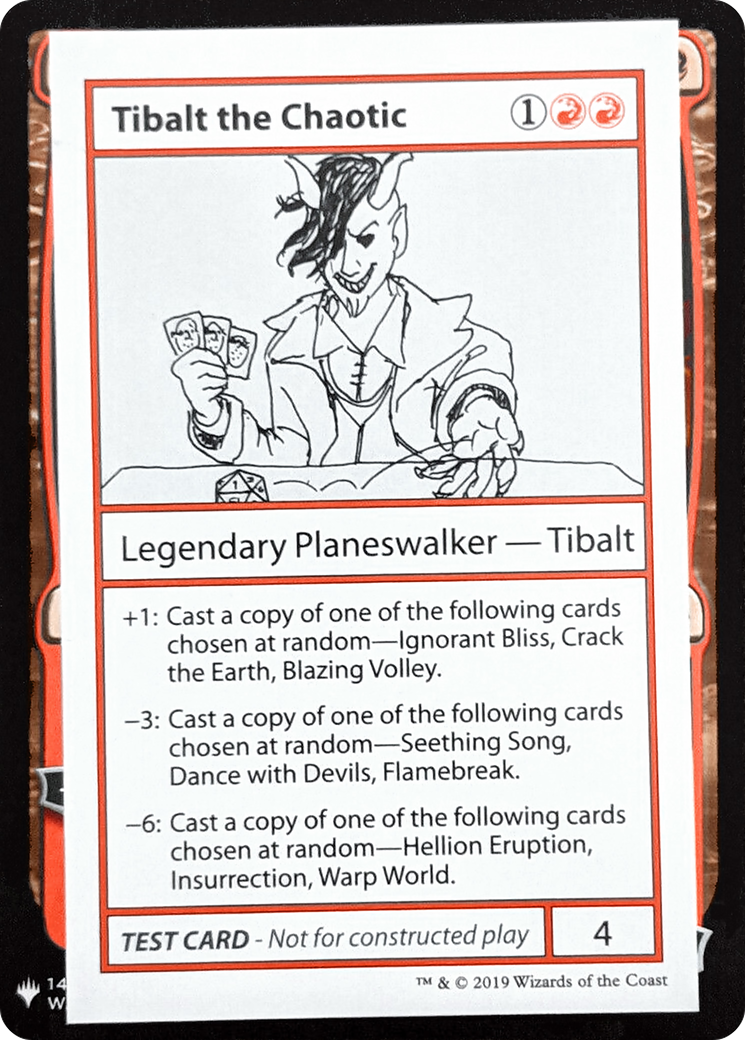 Image of Tibalt the Chaotic [Mystery Booster Playtest Cards]
