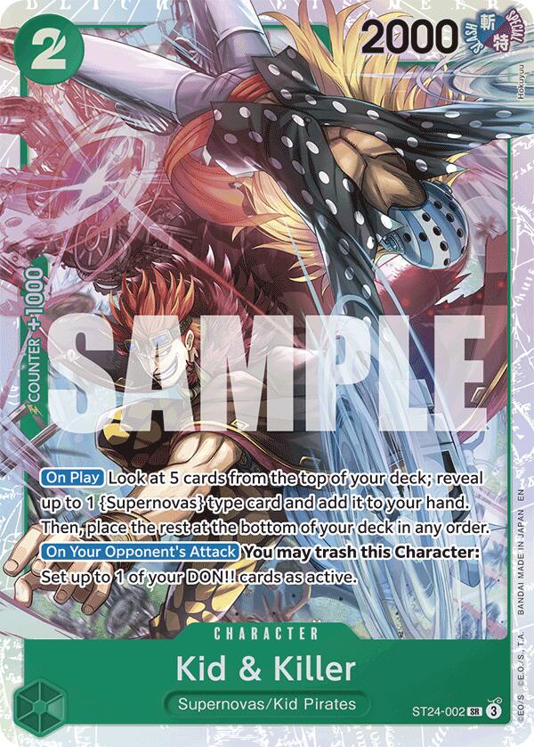 Image of Kid & Killer [Starter Deck: GREEN Jewelry Bonney]