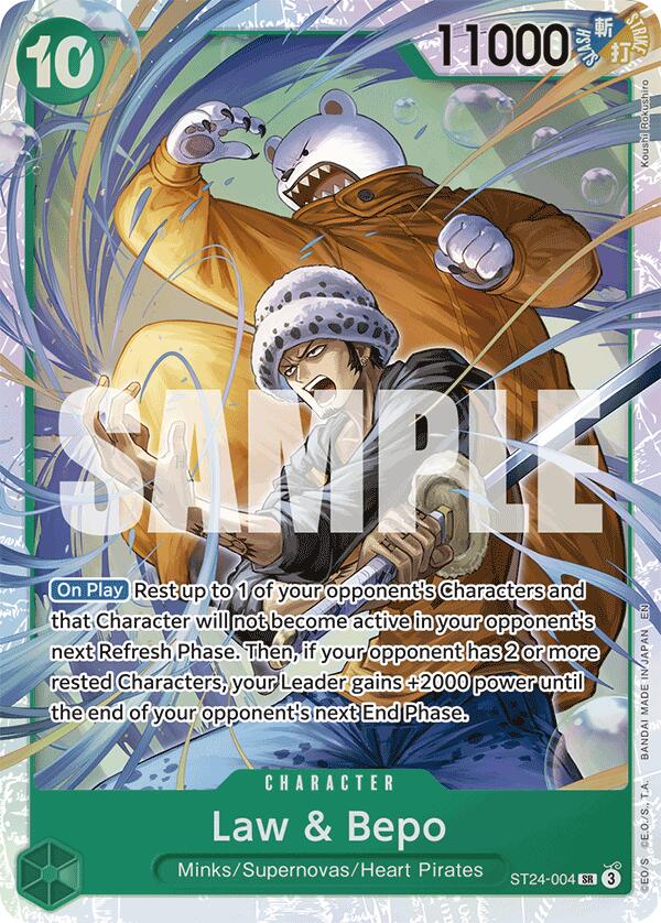 Image of Law & Bepo [Starter Deck: GREEN Jewelry Bonney]