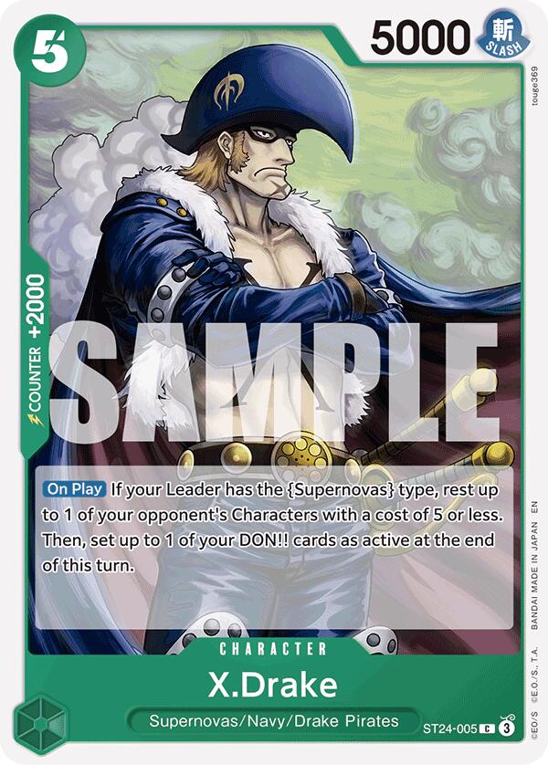 Image of X.Drake [Starter Deck: GREEN Jewelry Bonney]