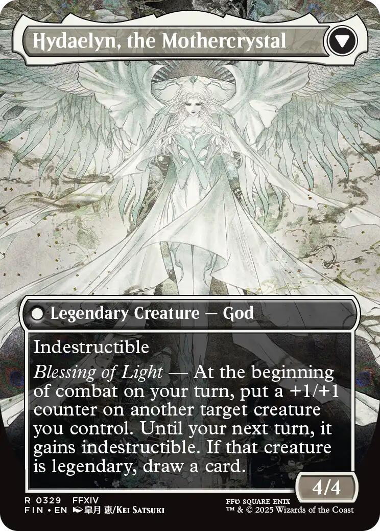 Image of Venat, Heart of Hydaelyn // Hydaelyn, the Mothercrystal (Borderless) [FINAL FANTASY]