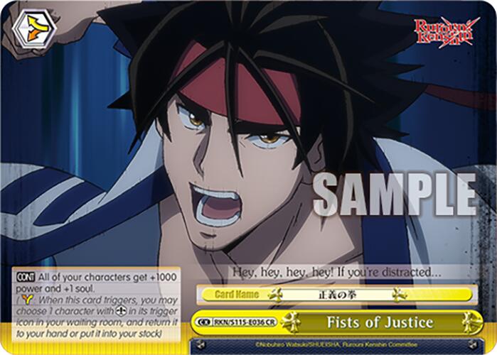 Image of Fists of Justice (RKN/S115-E036 CR) [Rurouni Kenshin]