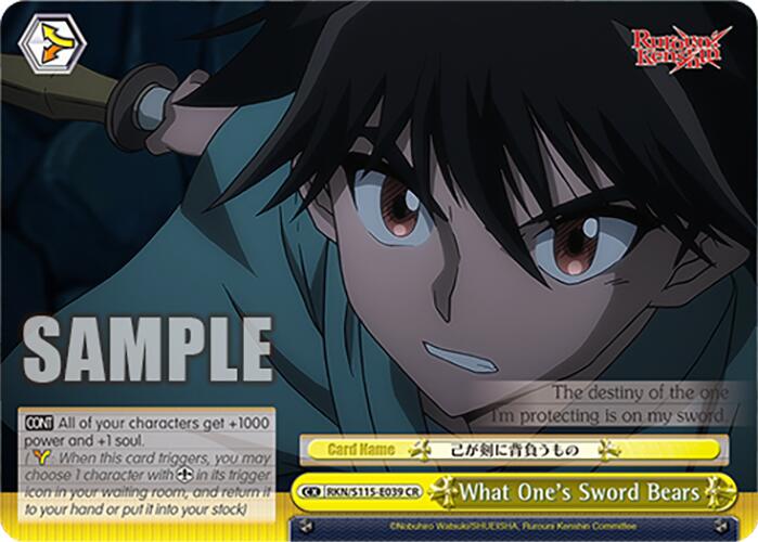 Image of What One's Sword Bears (RKN/S115-E039 CR) [Rurouni Kenshin]