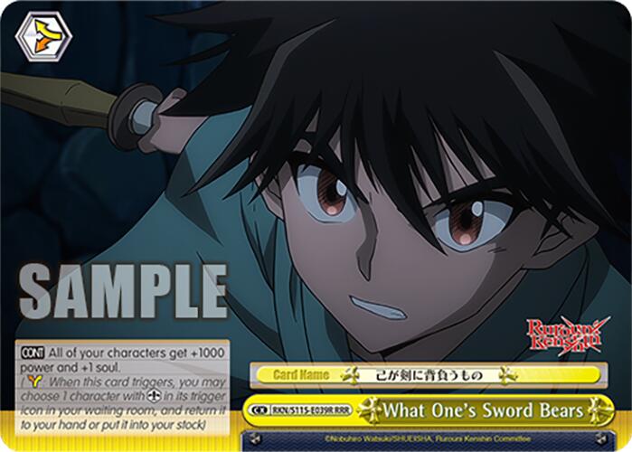 Image of What One's Sword Bears (RKN/S115-E039R RRR) [Rurouni Kenshin]