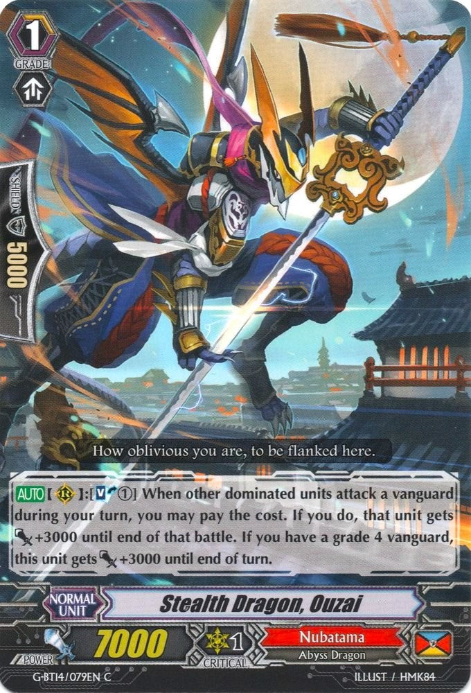 Image of Stealth Dragon, Ouzai (G-BT14/079EN) [Divine Dragon Apocrypha]