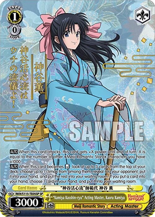 Image of Kamiya Kasshin-ryu Acting Master, Kaoru Kamiya (RKN/S115-TE05SP SP) [Rurouni Kenshin]
