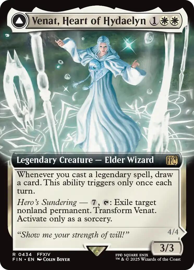 Image of Venat, Heart of Hydaelyn // Hydaelyn, the Mothercrystal (Extended Art) [FINAL FANTASY]
