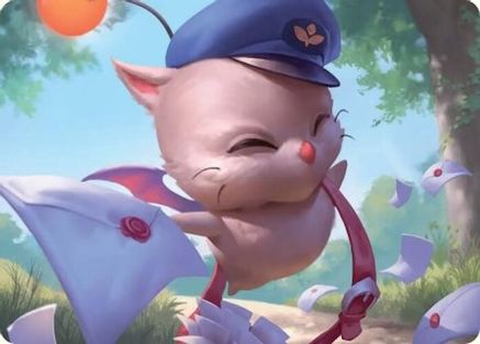 Image of Delivery Moogle Art Card [FINAL FANTASY Art Series]