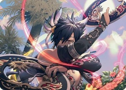 Image of Dancer's Chakrams Art Card [FINAL FANTASY Art Series]