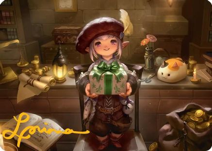 Image of Tataru Taru Art Card (Gold-Stamped Signature) [FINAL FANTASY Art Series]