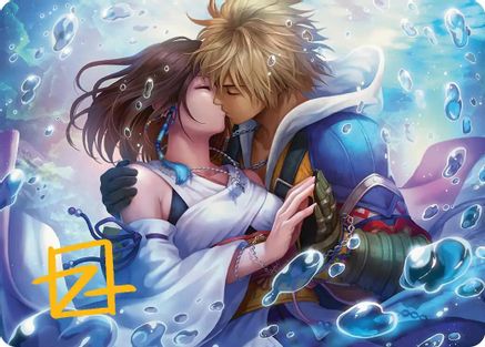 Image of Together Forever Art Card (Gold-Stamped Signature) [FINAL FANTASY Art Series]