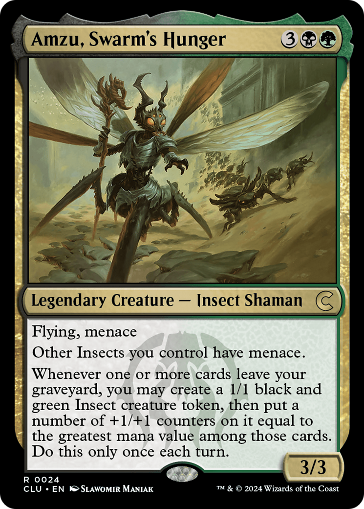 Image of Amzu, Swarm's Hunger [Ravnica: Clue Edition]