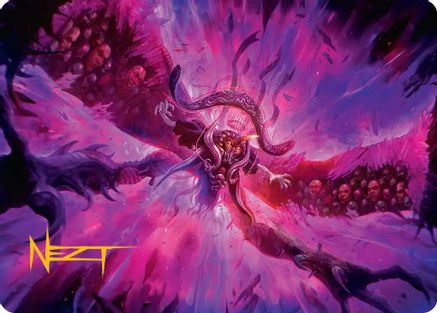 Image of Hades, Sorcerer of Eld Art Card (Gold-Stamped Signature) [FINAL FANTASY Art Series]