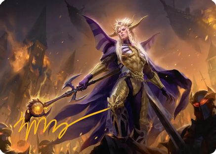 Image of The Emperor of Palamecia Art Card (Gold-Stamped Signature) [FINAL FANTASY Art Series]