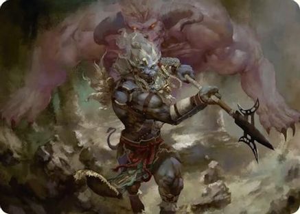 Image of Kimahri, Valiant Guardian Art Card [FINAL FANTASY Art Series]