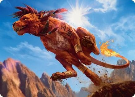 Image of Red XIII, Proud Warrior Art Card [FINAL FANTASY Art Series]