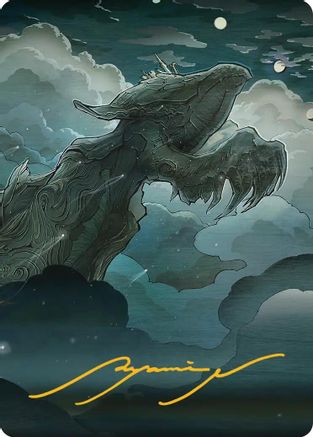 Image of Sin, Spira's Punishment Art Card (Gold-Stamped Signature) [FINAL FANTASY Art Series]