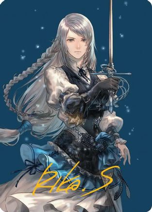 Image of Jill, Shiva's Dominant Art Card (Gold-Stamped Signature) [FINAL FANTASY Art Series]