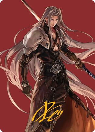 Image of Sephiroth, Fabled SOLDIER Art Card (Gold-Stamped Signature) [FINAL FANTASY Art Series]