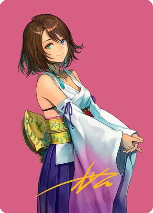 Image of Yuna, Hope of Spira Art Card (Gold-Stamped Signature) [FINAL FANTASY Art Series]