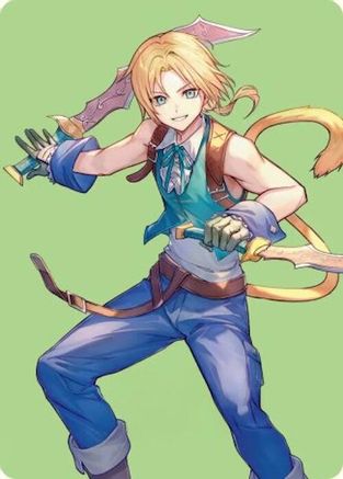 Image of Zidane, Tantalus Thief Art Card [FINAL FANTASY Art Series]