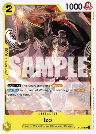 Image of Izo (ST28-002) - Starter Deck 28: GREEN/YELLOW Yamato