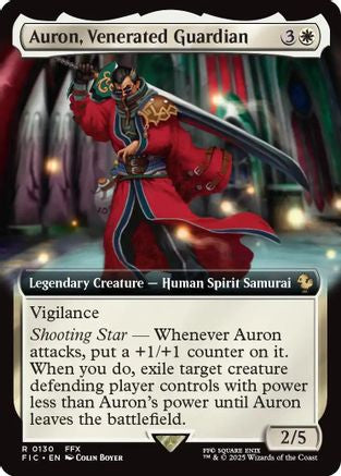 Image of Auron, Venerated Guardian (Extended Art) [FINAL FANTASY Commander]