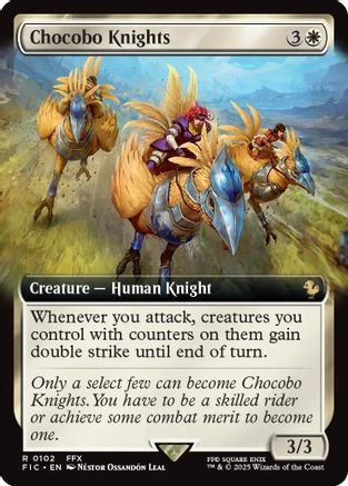 Image of Chocobo Knights (Extended Art) [FINAL FANTASY Commander]