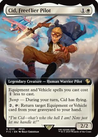 Image of Cid, Freeflier Pilot (Extended Art) [FINAL FANTASY Commander]