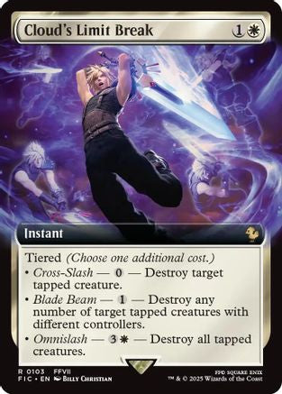 Image of Cloud's Limit Break (Extended Art) [FINAL FANTASY Commander]