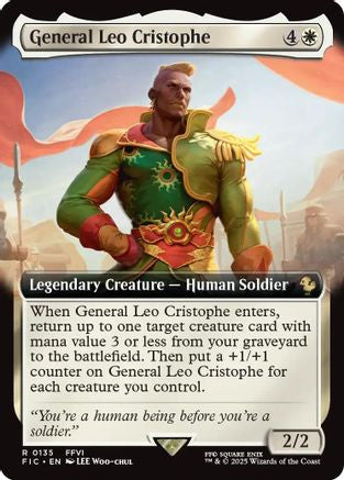 Image of General Leo Cristophe (Extended Art) [FINAL FANTASY Commander]