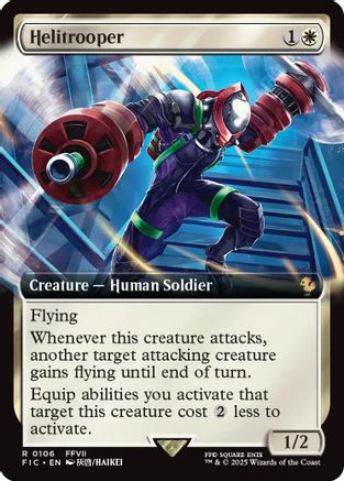 Image of Helitrooper (Extended Art) [FINAL FANTASY Commander]