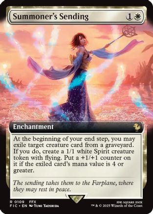 Image of Summoner's Sending (Extended Art) [FINAL FANTASY Commander]