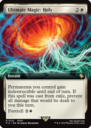 Image of Ultimate Magic: Holy (Extended Art) [FINAL FANTASY Commander]