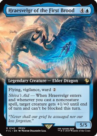 Image of Hraesvelgr of the First Brood (Extended Art) [FINAL FANTASY Commander]