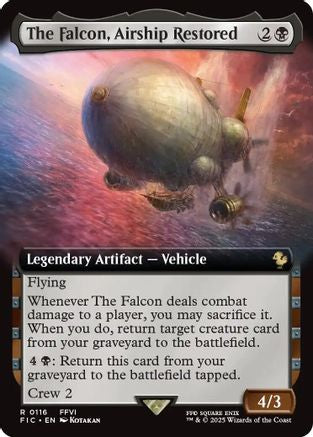 Image of The Falcon, Airship Restored (Extended Art) [FINAL FANTASY Commander]