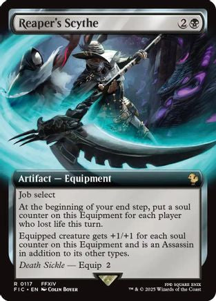 Image of Reaper's Scythe (Extended Art) [FINAL FANTASY Commander]