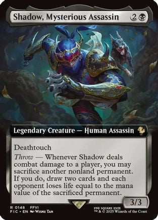 Image of Shadow, Mysterious Assassin (Extended Art) [FINAL FANTASY Commander]