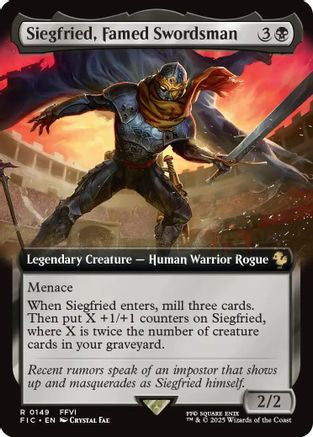 Image of Siegfried, Famed Swordsman (Extended Art) [FINAL FANTASY Commander]