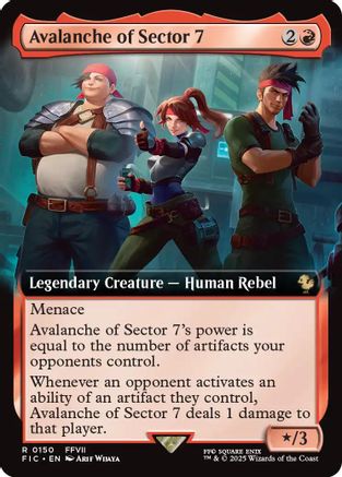 Image of Avalanche of Sector 7 (Extended Art) [FINAL FANTASY Commander]