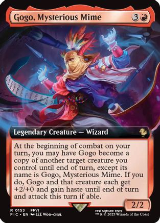 Image of Gogo, Mysterious Mime (Extended Art) [FINAL FANTASY Commander]