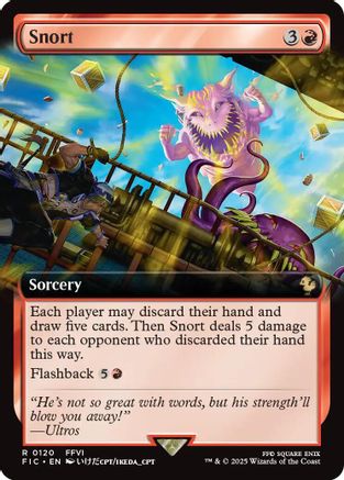 Image of Snort (Extended Art) [FINAL FANTASY Commander]