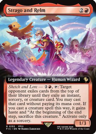 Image of Strago and Relm (Extended Art) [FINAL FANTASY Commander]