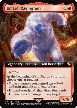 Image of Umaro, Raging Yeti (Extended Art) [FINAL FANTASY Commander]