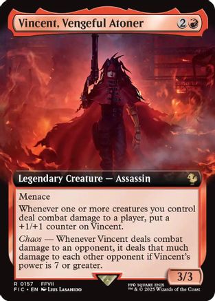 Image of Vincent, Vengeful Atoner (Extended Art) [FINAL FANTASY Commander]