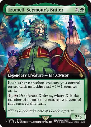 Image of Tromell, Seymour's Butler (Extended Art) [FINAL FANTASY Commander]